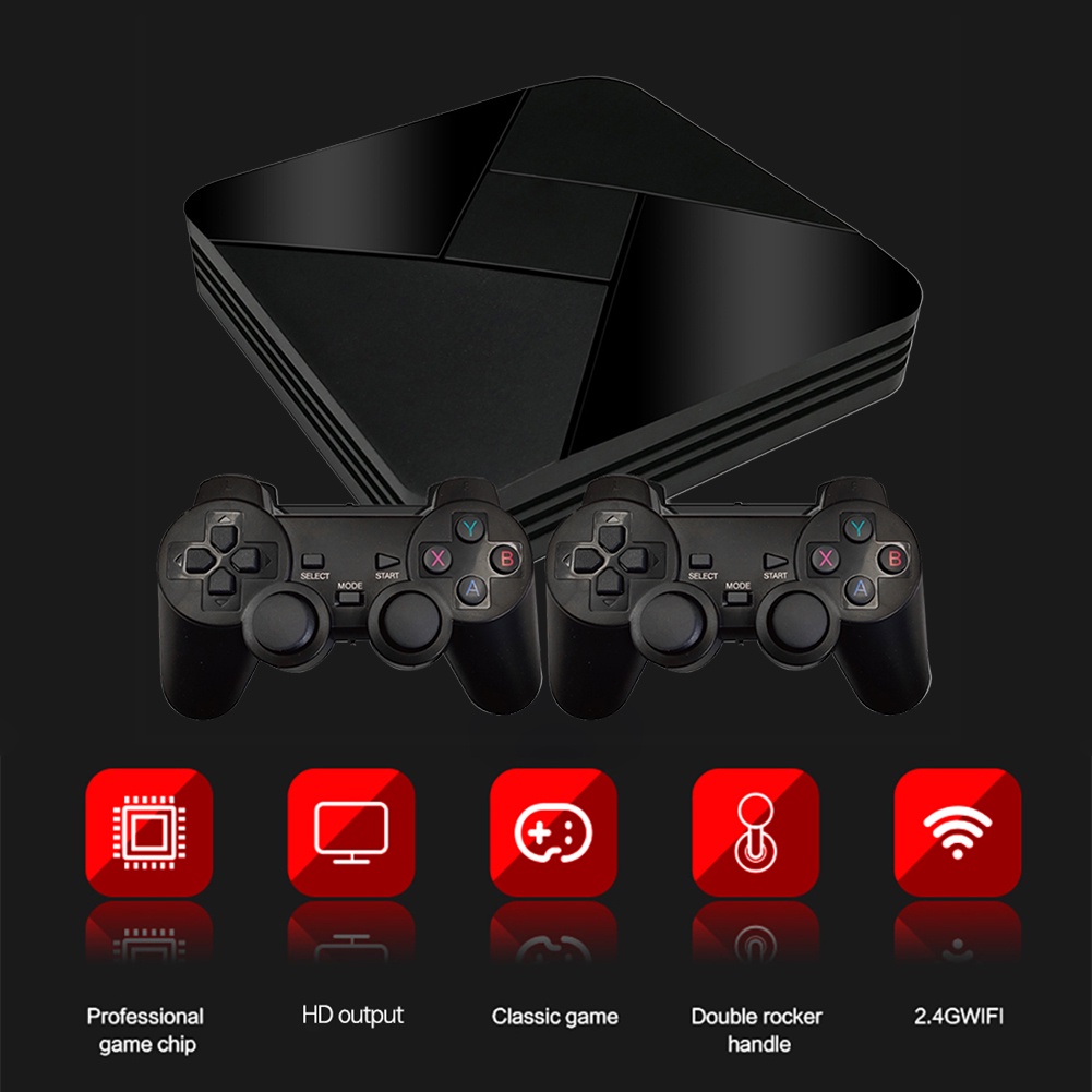 GAMEBOX G5 S905L WiFi 4K HD Super X Console 40000+ Retro Classic Game ...