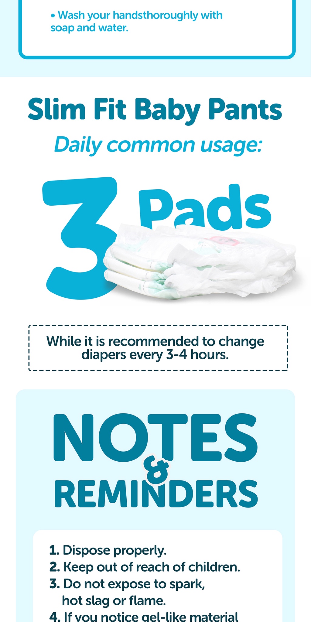 UniLove Slim Fit Baby Pants 30's (XXLarge) Pack of 1 Shopee Philippines