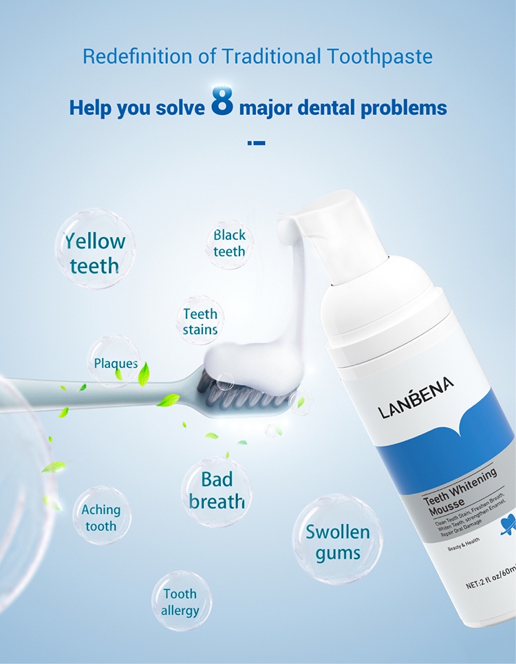 Lanbena Teeth Whitening Mousse 60Ml Sg 11134202 22100 A7Ac4K2Rd8Ivf8