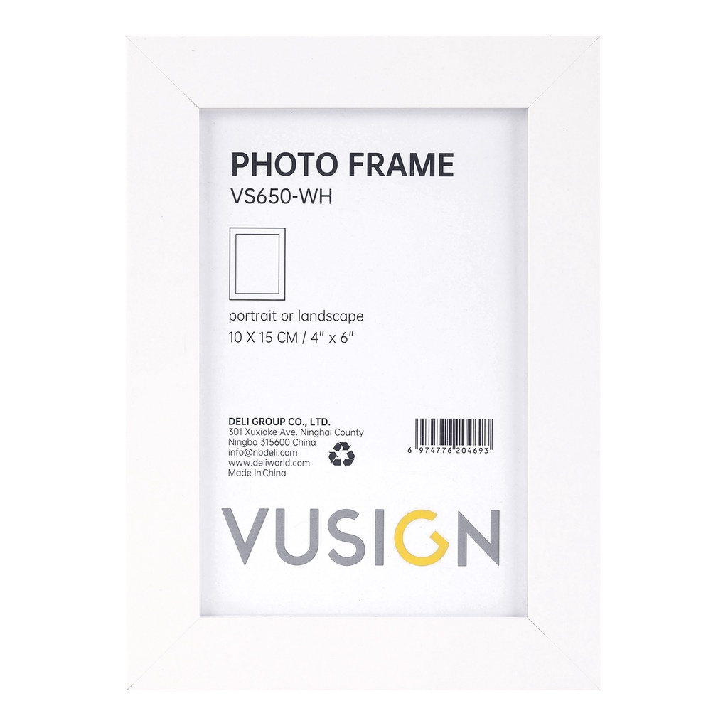 Vusign by Deli Picture Frame Home Decor Wooden Picture Frame Wall Decor