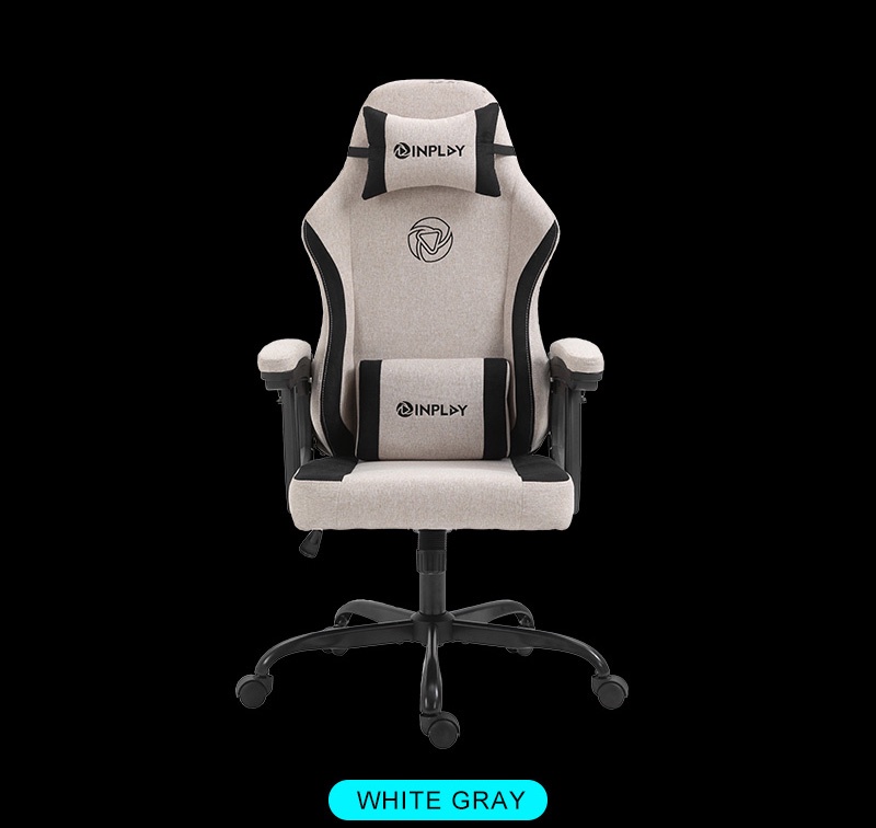 INPLAY Fabric Gaming Chair Office Computer Desk Chair With Lumber and