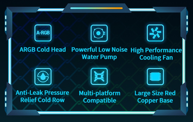 [Send Screwdriver]Deepcool LE700 WH Ice Element 360 CPU AIO Liquid Cooler White Black ARGB Water