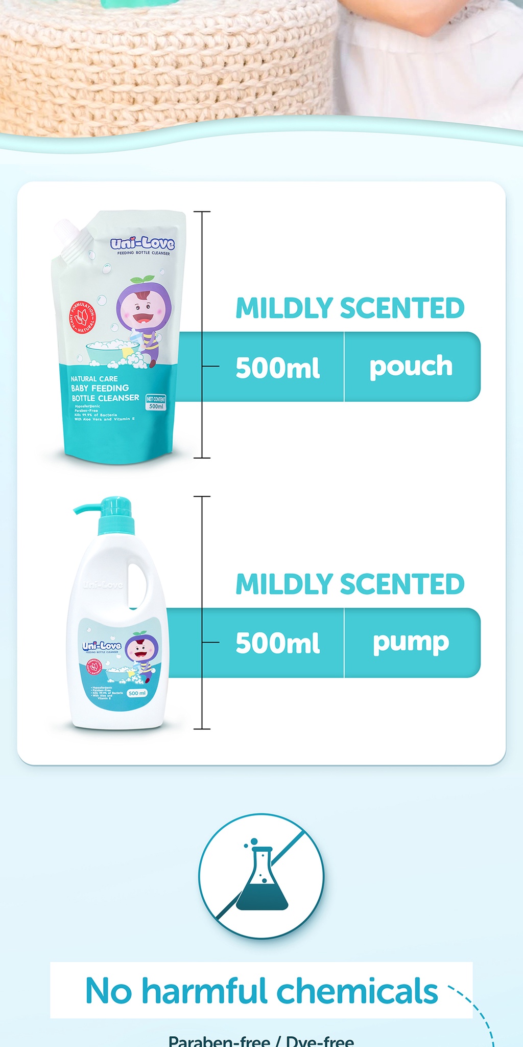UniLove Baby Bottle Cleanser 500ml (Pouch) Pack of 2 Shopee Philippines