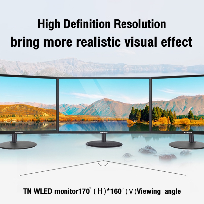 Expose Monitor 27 Inch curved Pc Gaming Monitor Desktop 1080p 24/19