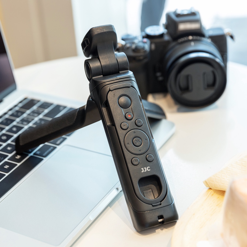 JJC MLL7 Bluetooth Mini Tripod Grip with Wireless Remote Control for Nikon Cameras Z fc Z6II