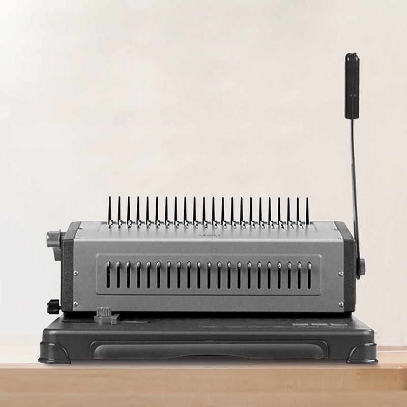 Deli 1 Year Warranty 21Hole Punching Machine Comb Binding Machine Heavy Duty Binder 3874