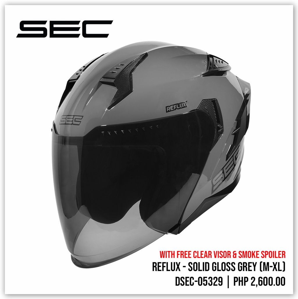 Sec Reflux Half Face Helmet (SXL) Shopee Philippines