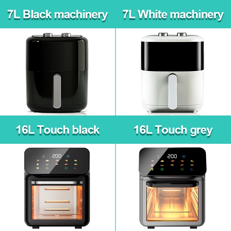 OOKAS LCD Touch Air Fryer 7L 9L Digital Household Automatic Intelligent