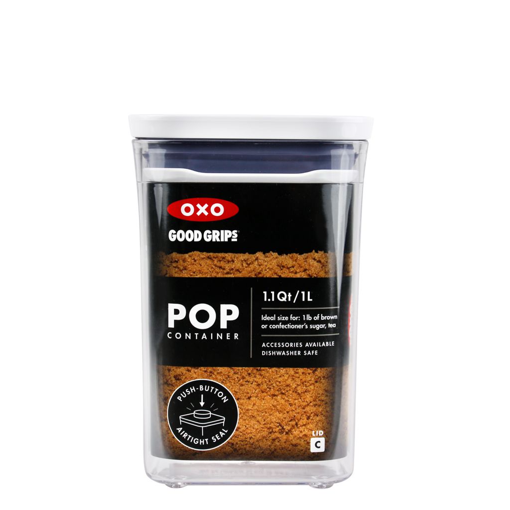 Oxo Pop 2.8qt Plastic Big Square Airtight Food Storage Container Clear :  Target