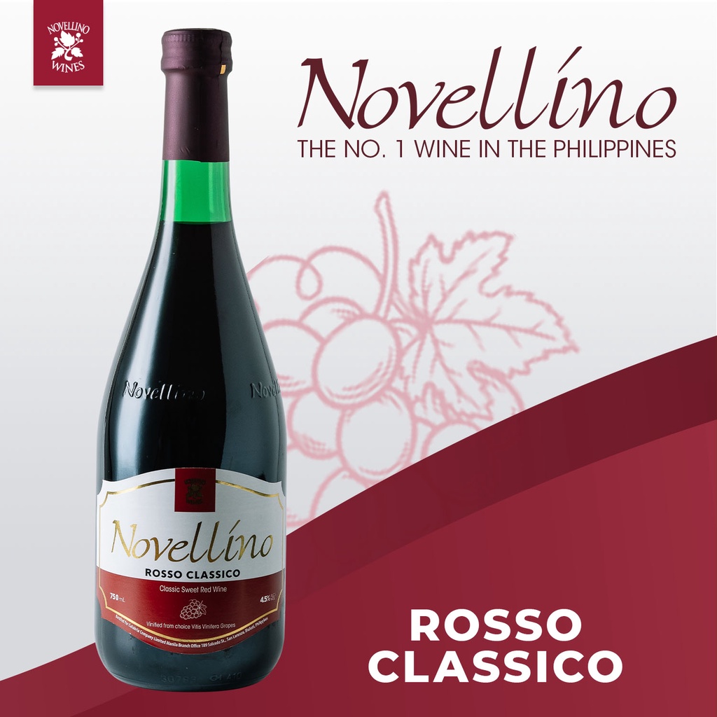 Novellino Rosso Classico Red Wine Shopee Philippines