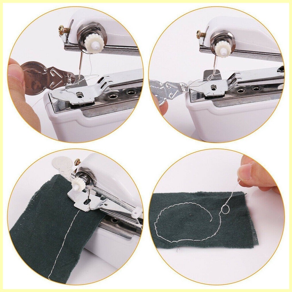 Qeeboo Portable Sewing Machine Multifunction Mini Handheld Electric Sewing Machine Heavy Du