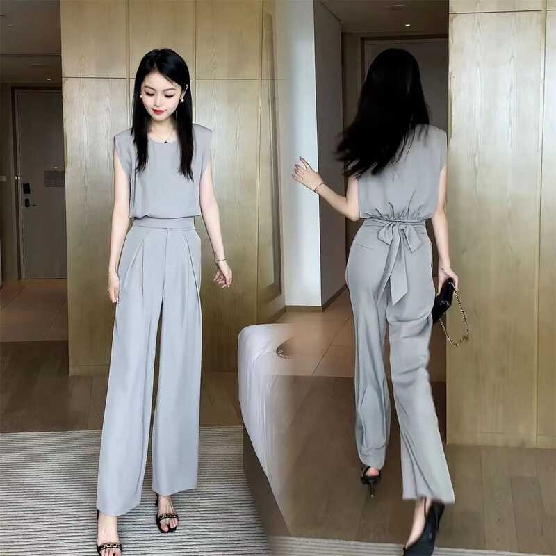 2024 Fat MM Fashionable Age Reducing High End Mother Set For Women’s Summer Loose Cover And Slimmin