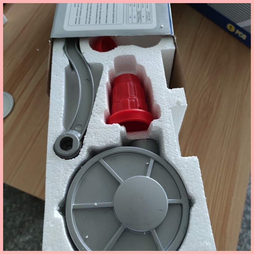 Diesel pump rotary hand drum barrel siphon self-priming pump fuel diesel hand pump