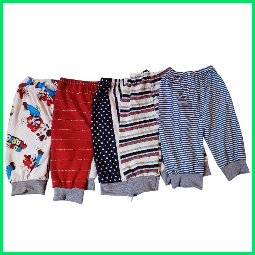 12pcs Baby kids Pajama for 0months-3yrs old Sleepwear bottom BARGAIN ONLY PLAIN AND PRINTED