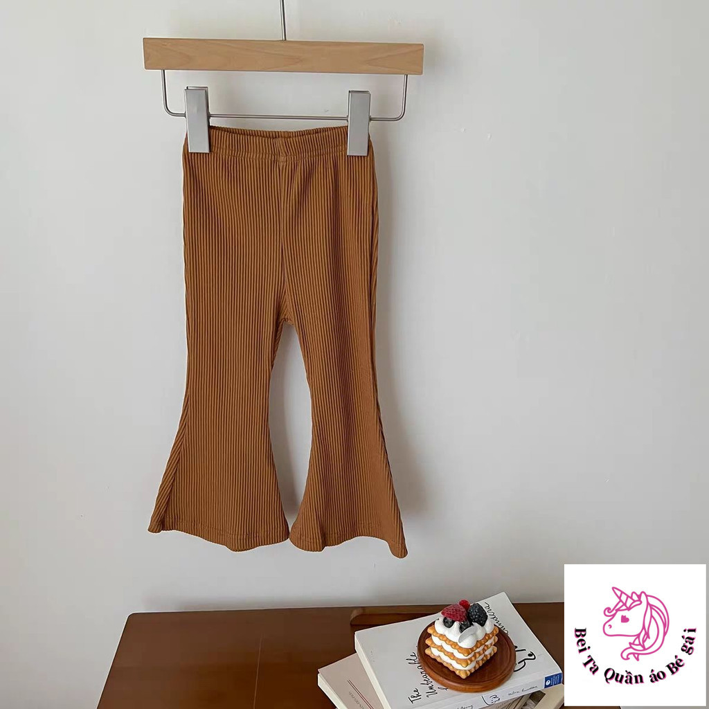 Spring Summer Girls Pants Spring Summer Western Style Korean Version Children Flared Pants Baby Girl Casual Leggings - Image 4