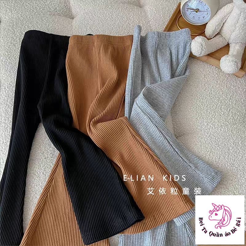 Spring Summer Girls Pants Spring Summer Western Style Korean Version Children Flared Pants Baby Girl Casual Leggings