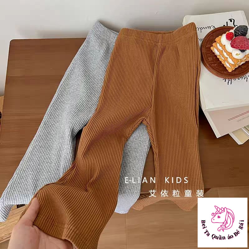 Spring Summer Girls Pants Spring Summer Western Style Korean Version Children Flared Pants Baby Girl Casual Leggings - Image 2