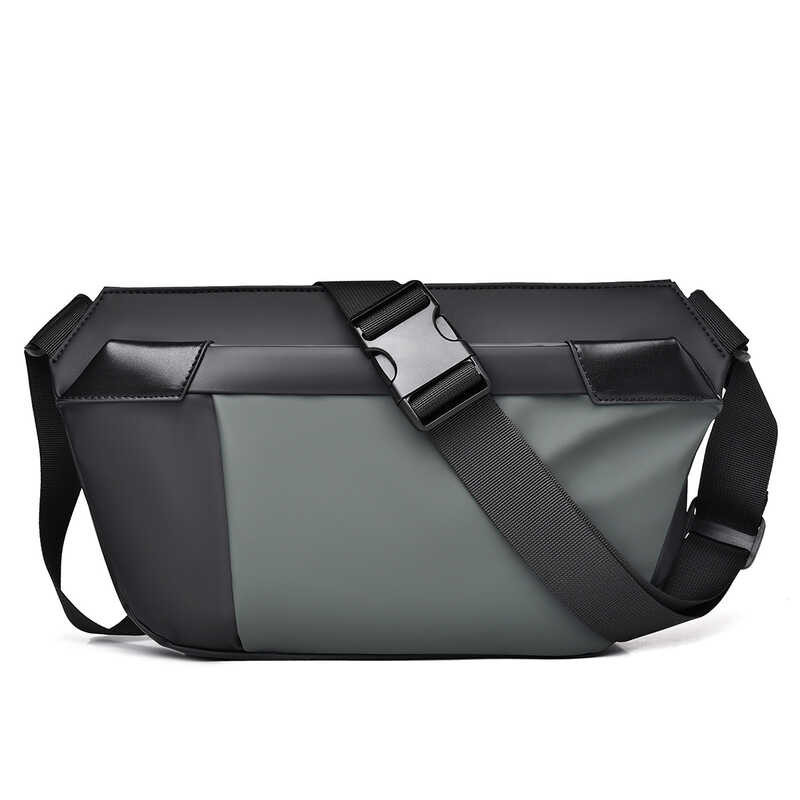 55 Men's Business Commuting Single Shoulder Crossbody Bag, Trendy Brand Mobile Phone, Men's Casual W - Image 3