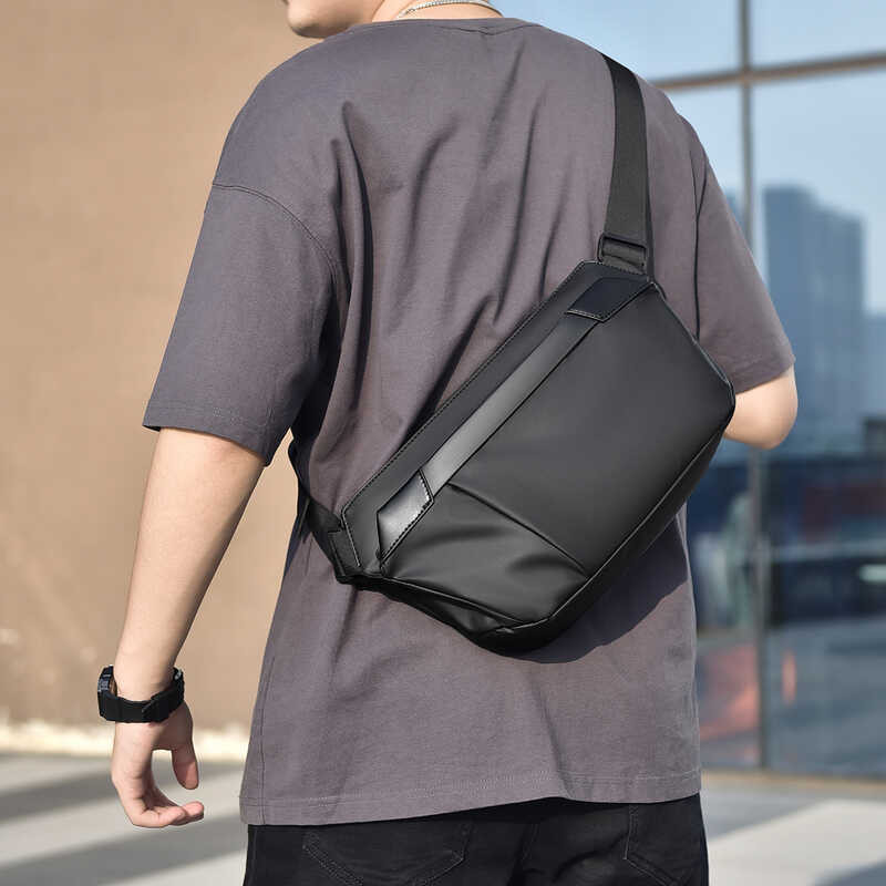 55 Men's Business Commuting Single Shoulder Crossbody Bag, Trendy Brand Mobile Phone, Men's Casual W - Image 5