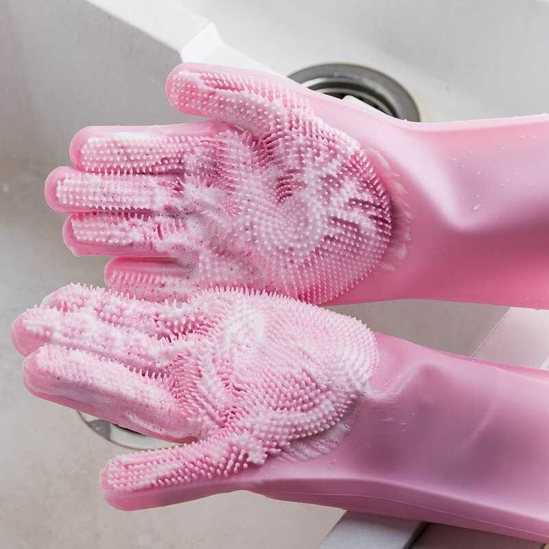2025 Diretsong silicone gloves, dishwashing lalaki at kababaihan bahay, kagamitan kusina, mga gu