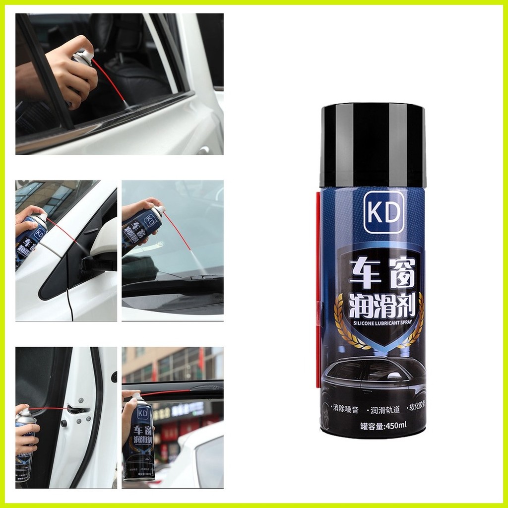 450ml Universal Car Window Lubricant Car Door Noise Elimination Glass Lifting Sunroof Rust Se
