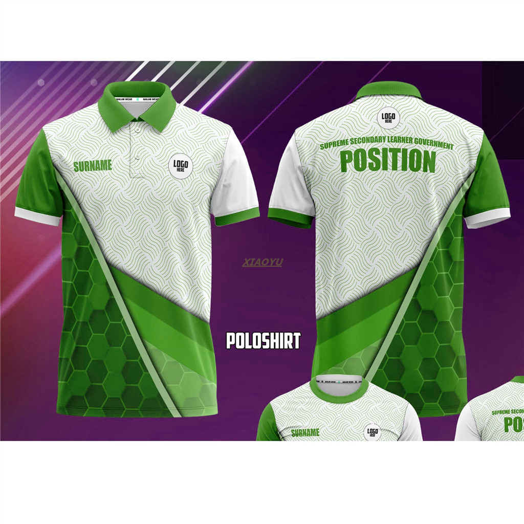 Free Custom Name & Number&LOGOFull Sublimation Polo Shirt Code with logo - Image 4