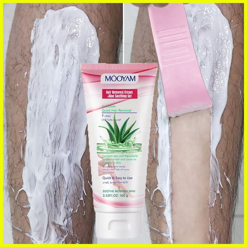 MOOYAM Aloe Vera Permanent Hair Removal Cream For underarms, limbs, private areas, moisturizi