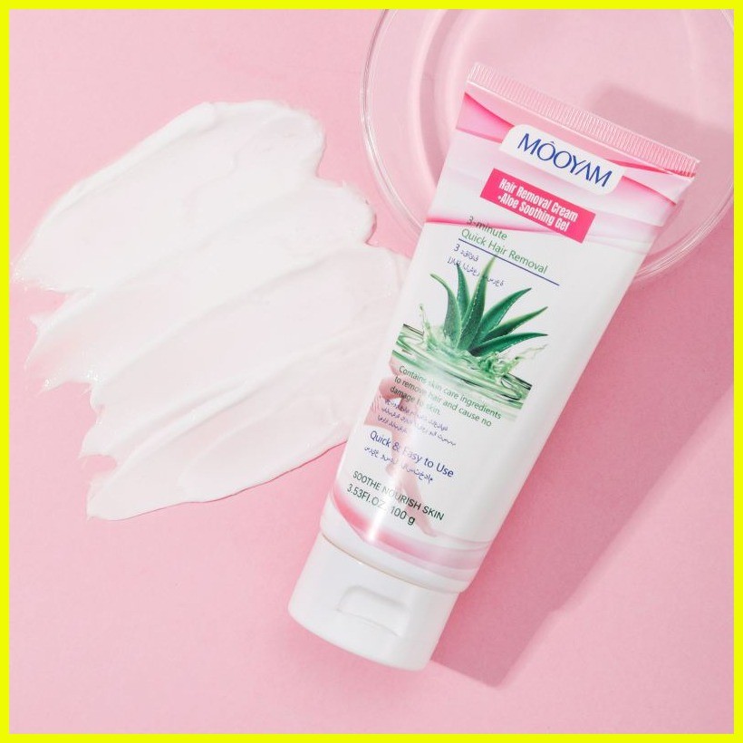 MOOYAM Aloe Vera Permanent Hair Removal Cream For underarms, limbs, private areas, moisturizi