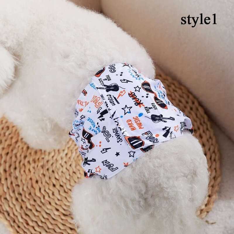 Male COD Dog Puppy Cartoon Reusable Nappy Diapers Pet Belly Wrap Band Cotton Diaper Adjustable Sani - Image 5