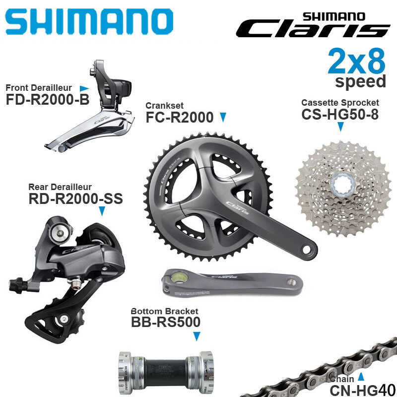 Shop shimano bike groupset claris for Sale on Shopee Philippines