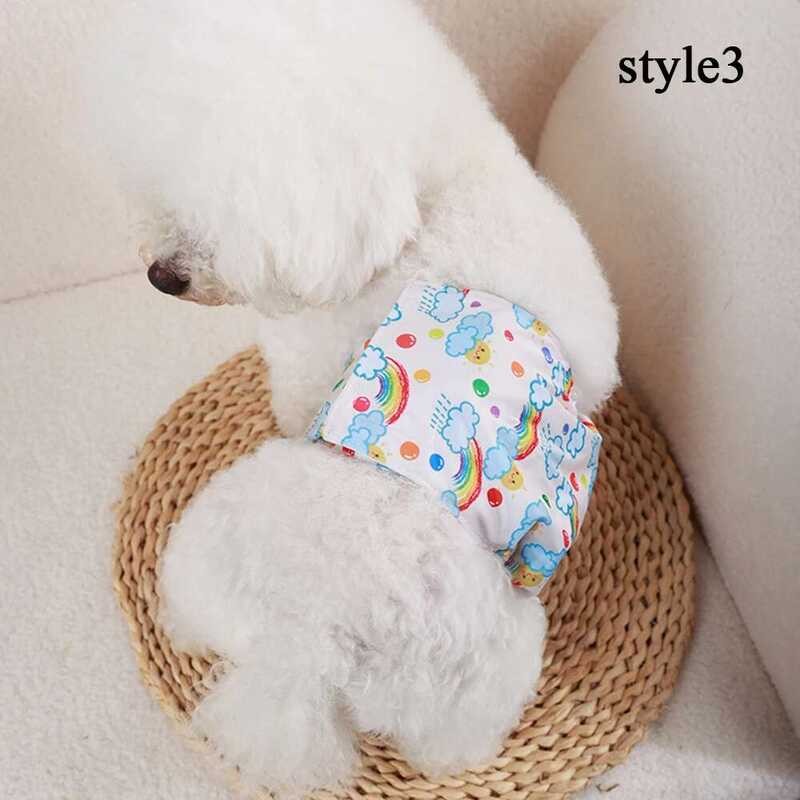 Male COD Dog Puppy Cartoon Reusable Nappy Diapers Pet Belly Wrap Band Cotton Diaper Adjustable Sani - Image 2
