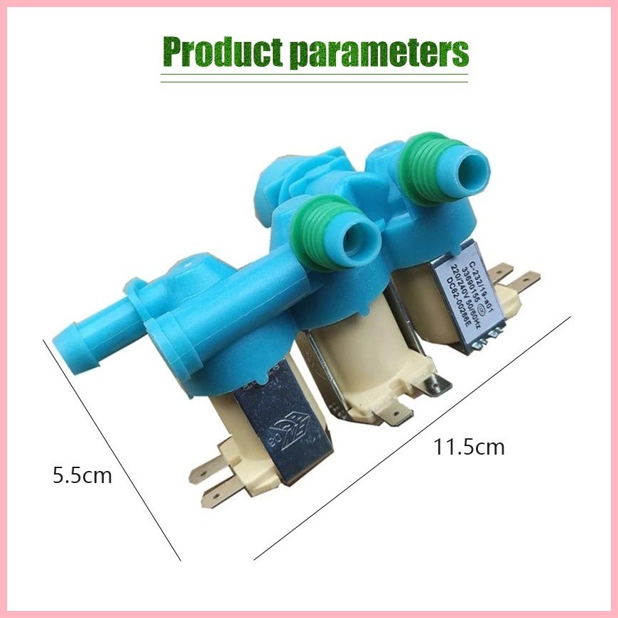 DC62-00266E XQB140-D88S XQB160-D99I/SC Triple Inlet Solenoid Valve Washing Machine Parts for Sa