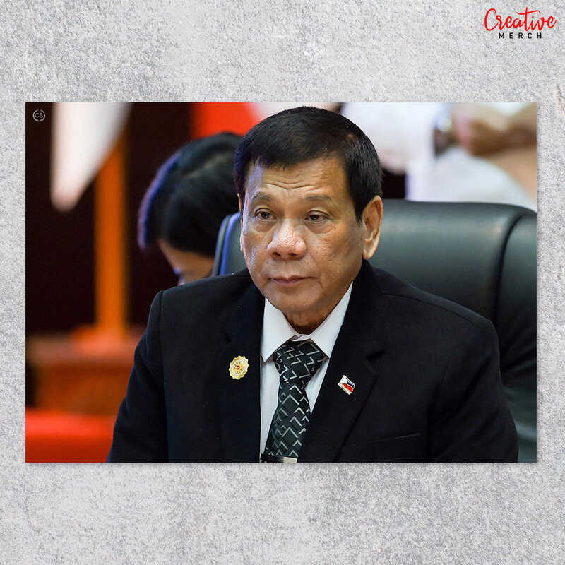 Former Ph President Rodrigo Duterte HD Poster Print A3 Size (12X17in) By Creative Merch 6Fd — view 2