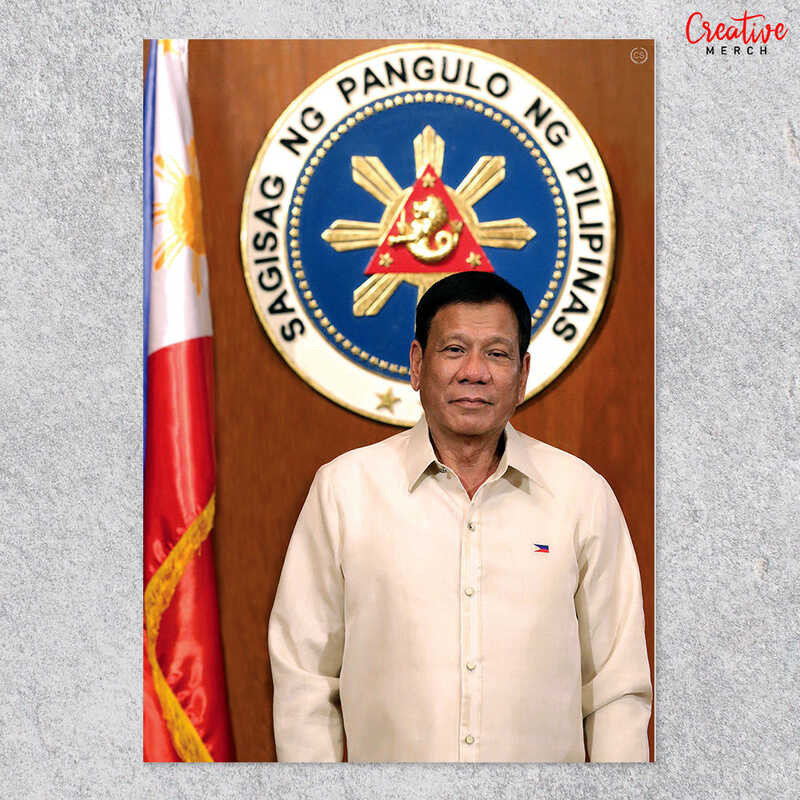 Former Ph President Rodrigo Duterte HD Poster Print A3 Size (12X17in) By Creative Merch 6Fd — view 4