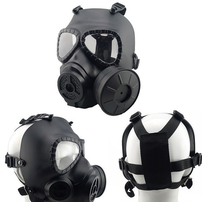 in stock Airsoft Game Army War Face Protection Safety Guard Gas Mask ...
