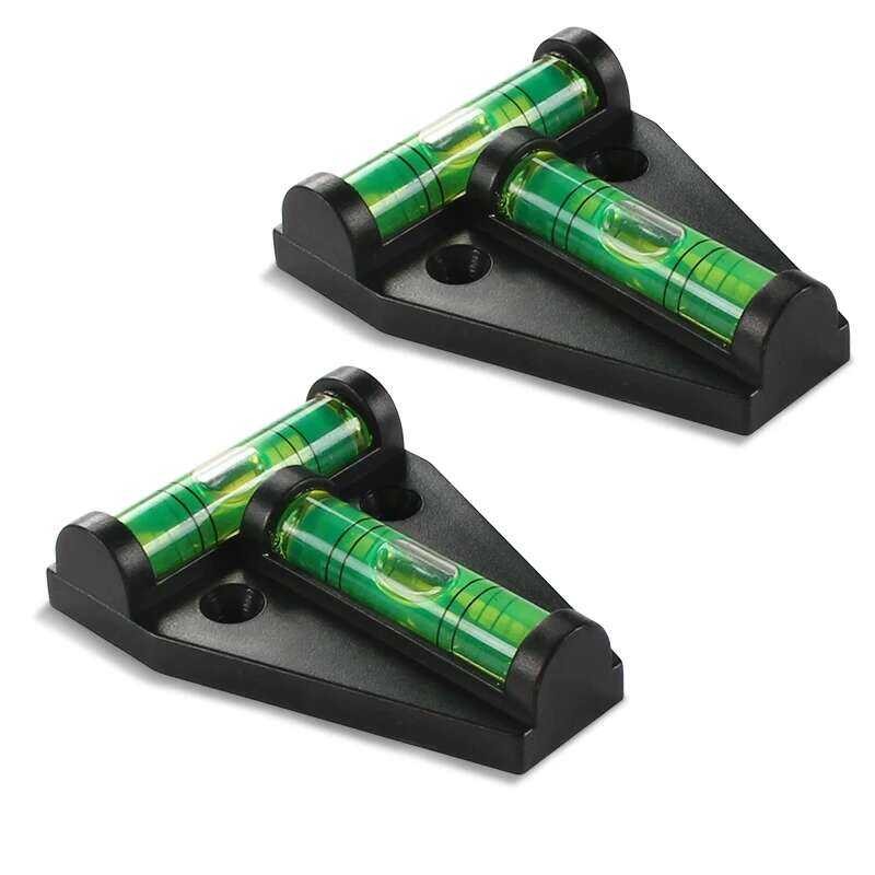 A 2 Pcs New Spirit Level Leveller For Trailers Caravan Motor Home Camper Work Benches 2