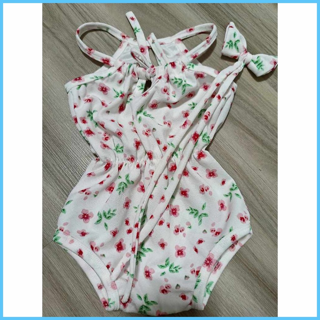 Kendra Baby Romper with Turban (0-9mos)