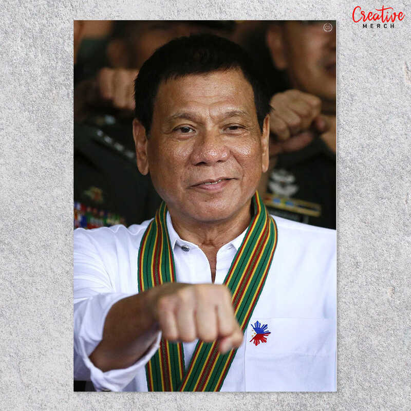 Former Ph President Rodrigo Duterte HD Poster Print A3 Size (12X17in) By Creative Merch 6Fd — view 5