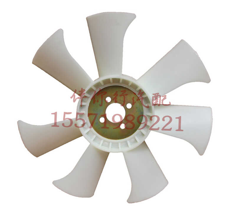 Truck accessories Yuchai engine 6108 water tank radiator cooling fan blade hole 42 - Image 2