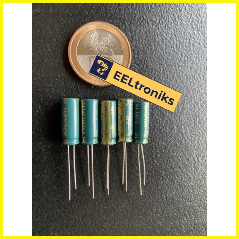 Aluminum Electrolytic Capacitor 1000 uf 16v 1000uf 16V 10PCS/40PHP