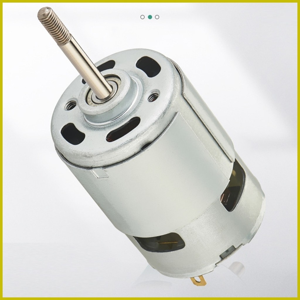 775 DC Motor 12V 12000RPM High-speed Large Torque Motor with Ball Bearing and Fan Blades for