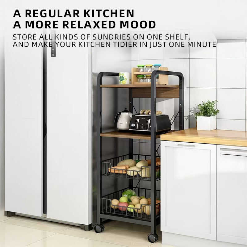 Kitchen Organizer Storage Rack Multifunction Metal Shelf Household Multilayer 882 0C4 - Image 5