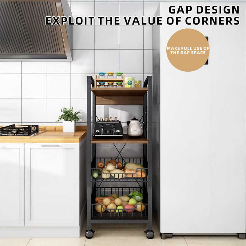 Kitchen Organizer Storage Rack Multifunction Metal Shelf Household Multilayer 882 0C4 - Image 2