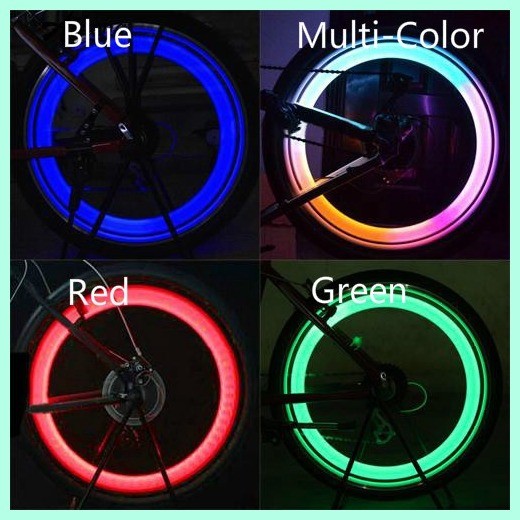 [Cod]  Safety Bright Bike Cycling Car Wheel Tire Tyre Led Spoke Light Lamp S