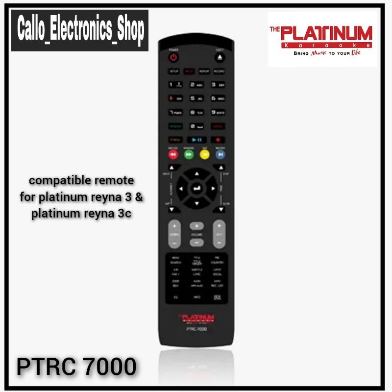 Platinum Remote PTRC-7000 for Reyna 3/Reyna 3c