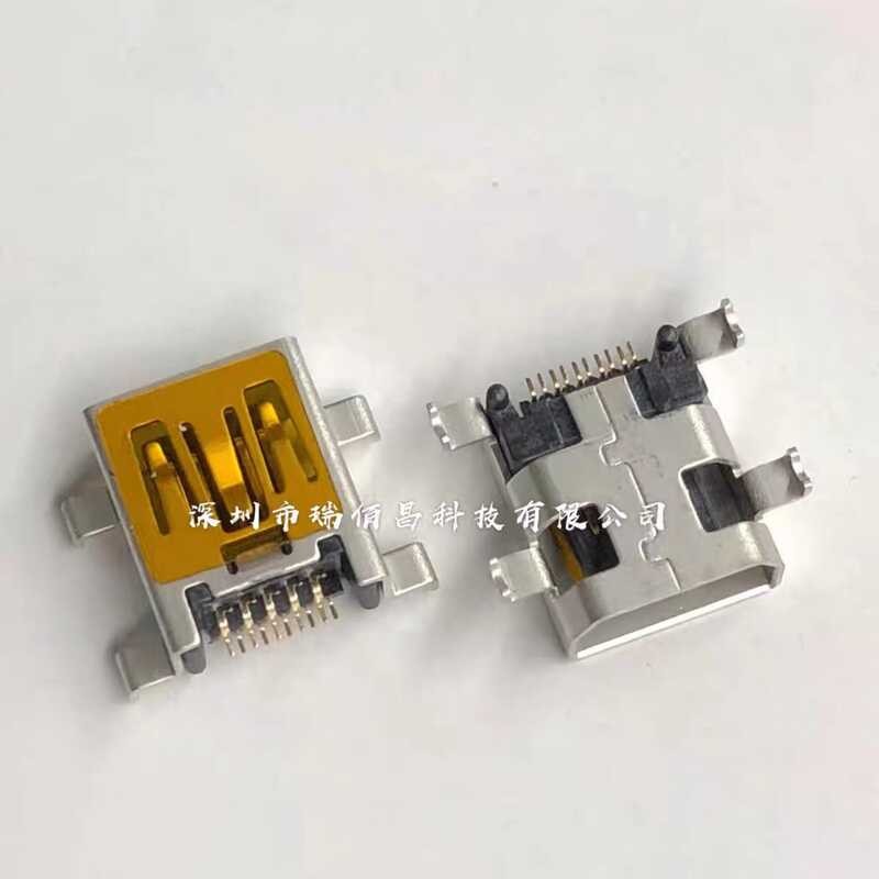 MINI 10P sinking board 10 pin female seat 10 pin sinking board braided ...