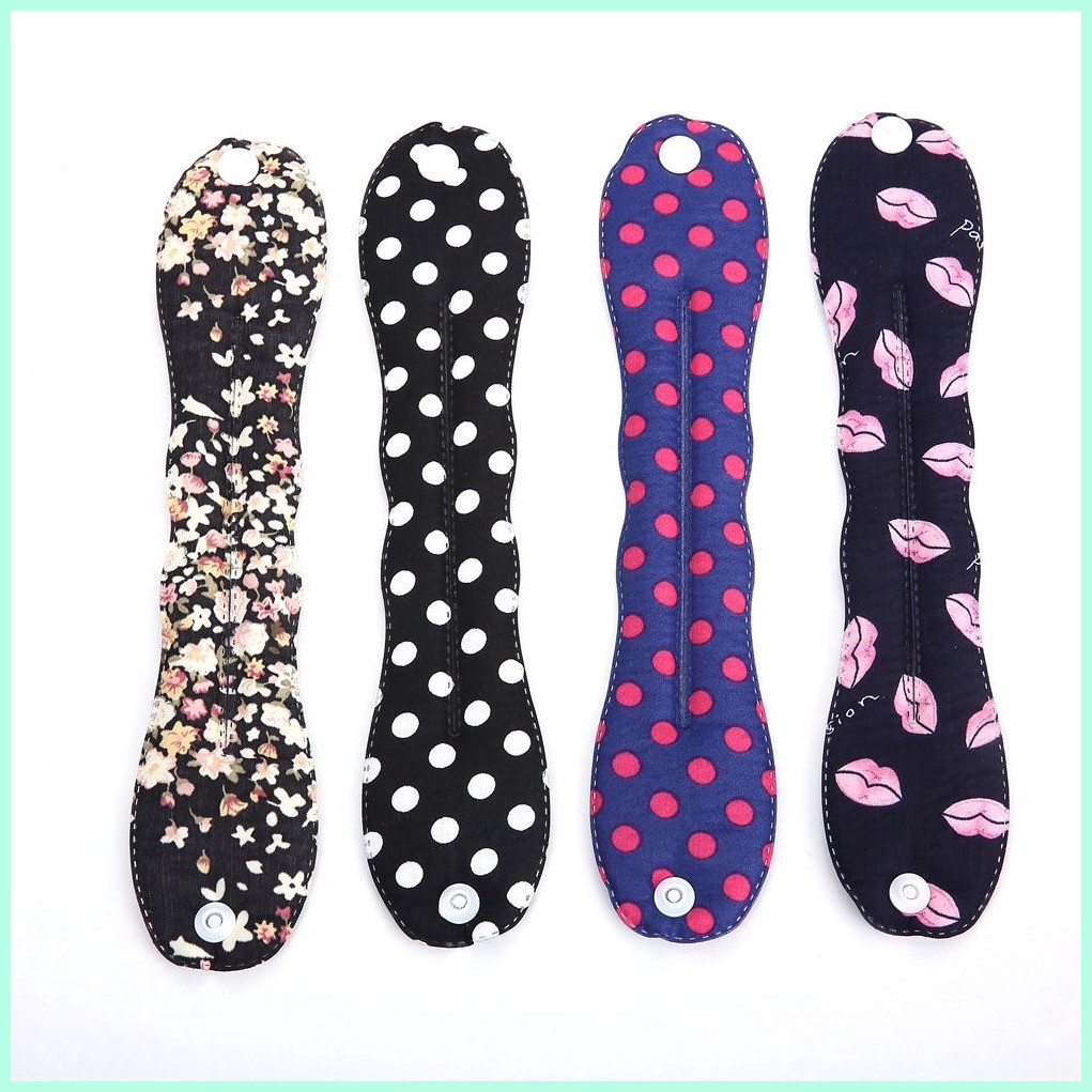Fashion Women Sponge Hair Twist Styling Clip Stick Bun