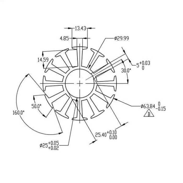 12 pole stator core outer 63.84 inner 25 brushless motor generator 100W500W 50AW350 0.5 pieces - Image 3