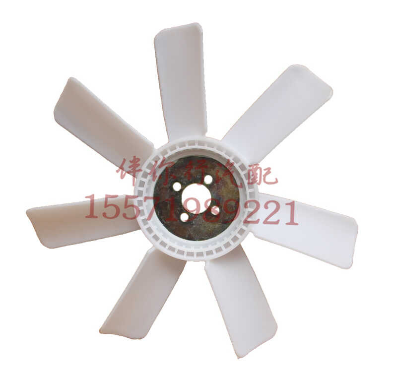 Truck accessories Yuchai engine 6108 water tank radiator cooling fan blade hole 42 - Image 4