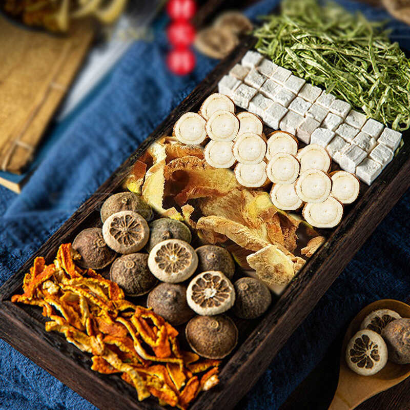Wenban Tang, dried tangerine peel, poria, herbal ingredients, foot bath herbal pack, Wenban Tang foo - Image 4